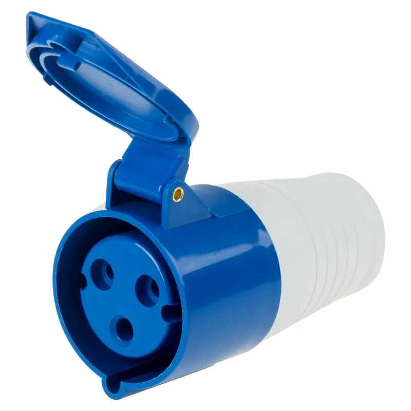 ЭЛМАКС - Розетка 223 переносная 2Р+РЕ 32А 220В IP44 REXANT элмакс, электротехника, кабель, светотехника, elmax.pro