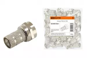 ЭЛМАКС - Штекер F RG6 б/п TDM элмакс, электротехника, кабель, светотехника, elmax.pro