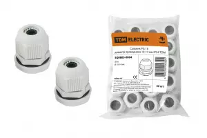 ЭЛМАКС - Сальник PG 16 диаметр проводника 10-14мм IP54 TDM элмакс, электротехника, кабель, светотехника, elmax.pro