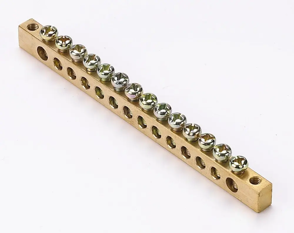 ЭЛМАКС - Шина нулевая 6х9 (14групп/край) элмакс, электротехника, кабель, светотехника, elmax.pro