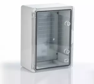 ЭЛМАКС - Бокс пластиковый ЩМП-0-4, прозр., крышка ABS, IP65, -45 до +75 С, навесной, (400x300x220) TDM элмакс, электротехника, кабель, светотехника, elmax.pro
