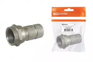 ЭЛМАКС - Разъём F RG59, инд. упаковка TDM элмакс, электротехника, кабель, светотехника, elmax.pro