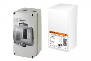 ЭЛМАКС - Бокс КМПнИ-4, с индикатором, блокировкой, герметичными вводами, 200х100х110 мм, IP66, TDM элмакс, электротехника, кабель, светотехника, elmax.pro