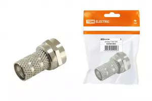 ЭЛМАКС - Штекер F RG6, инд. упаковка TDM элмакс, электротехника, кабель, светотехника, elmax.pro