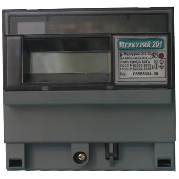 ЭЛМАКС - Меркурий 201.22 (5-60А) 1ф. PLC-модем, ЖКИ, Счетчик электрический элмакс, электротехника, кабель, светотехника, elmax.pro