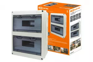 ЭЛМАКС - Бокс ЩРН-П-24 модулей навесной пластик IP65 TDM элмакс, электротехника, кабель, светотехника, elmax.pro