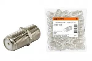 ЭЛМАКС - Переходник гнездо F - гнездо F б/п TDM элмакс, электротехника, кабель, светотехника, elmax.pro